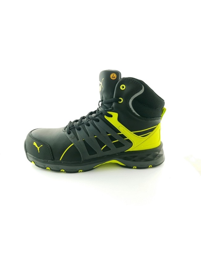 Bocanci de lucru Puma Velocity 2.0 Mid S3 ESD galbeni