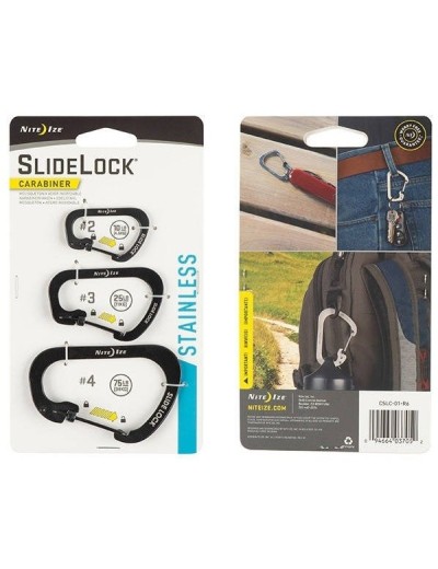 Carabine Nite Ize SlideLock (3 buc.)