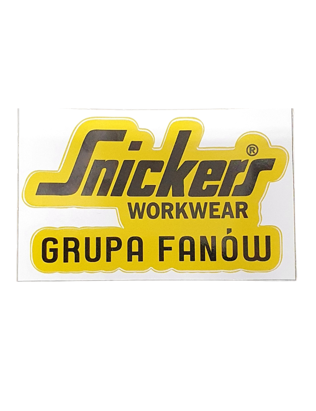 Naklejka Snickers Workwear Grupa Fanów Naklejka Snickers Workwear Grupa Fanów