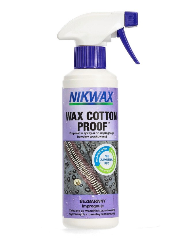 Impregnat do bawełny woskowanej Nikwax Wax Cotton Proof 300ml Impregnat do bawełny woskowanej Nikwax Wax Cotton Proof 300ml