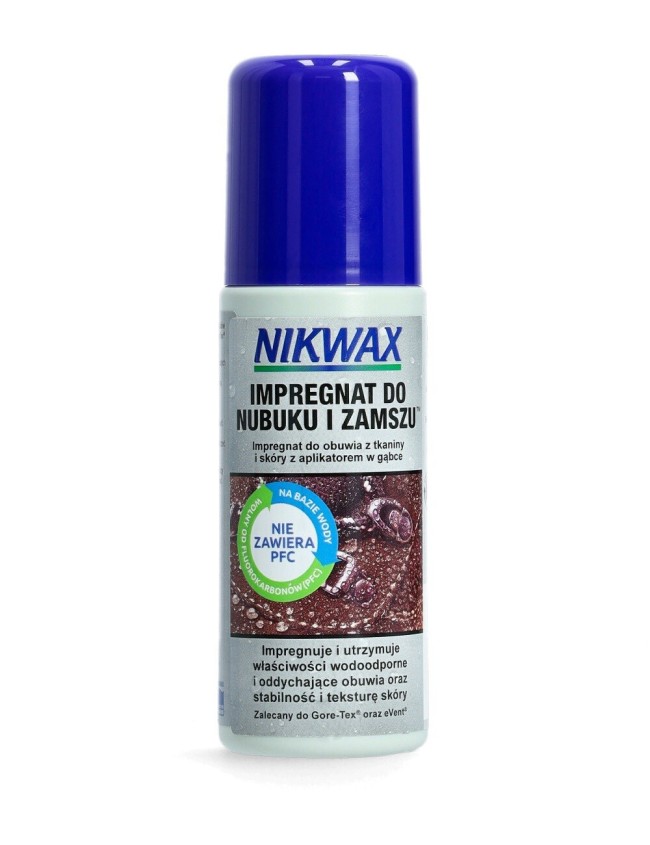Impregnat do butów z nubuku i zamszu Nikwax Nubuck & Suede Impregnat do butów z nubuku i zamszu Nikwax Nubuck & Suede
