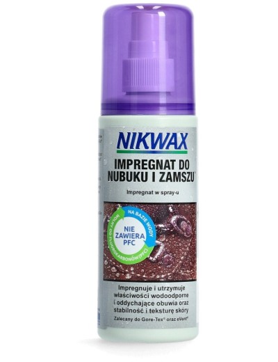 Spray anti-ingrosare Nikwax Nubuck si Suede Proof, 125 ml