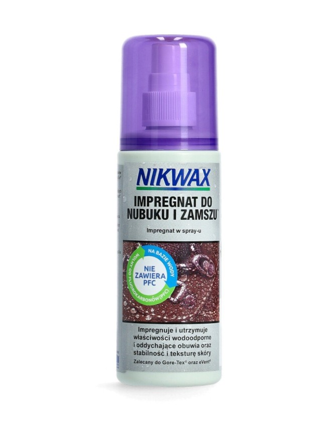 Impregnat do butów z nubuku i zamszu Nikwax Nubuck & Suede Impregnat do butów z nubuku i zamszu Nikwax Nubuck & Suede