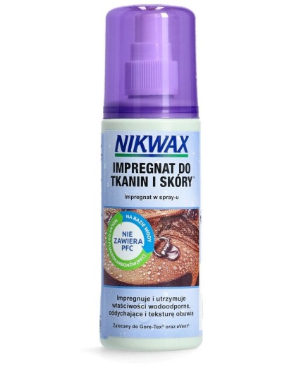 Spray Proof Nikwax pentru tesaturi si Leather, 125 ml
