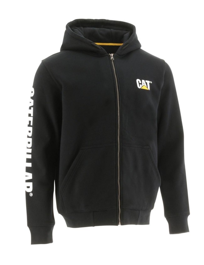 Bluza de lucru cu gluga si fermoar complet CAT