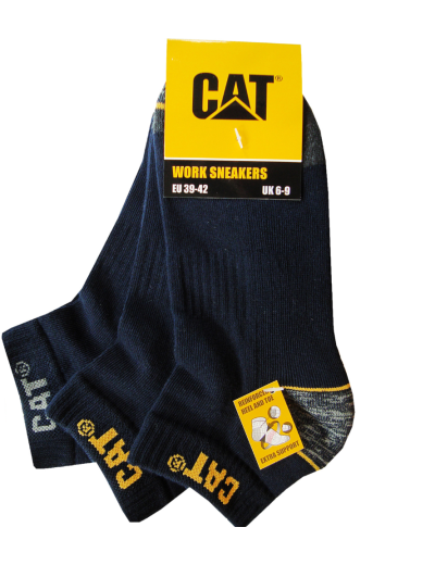 Sosete Caterpillar pana la glezna, set de 3