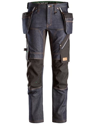 Pantaloni de lucru Snickers 6955 Denim FlexiWork +