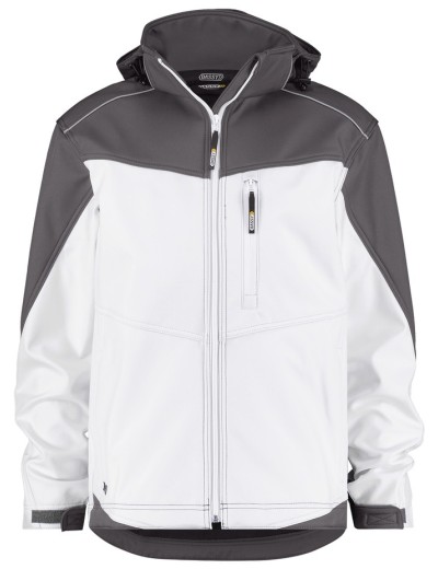 Geaca softshell Dassy Jakarta Painter alba