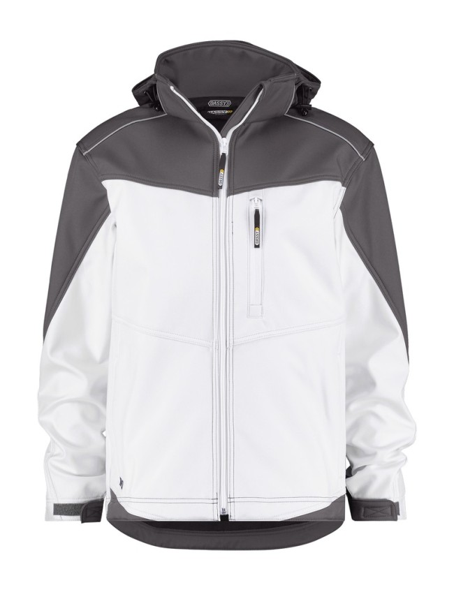 Geaca softshell Dassy Jakarta Painter alba