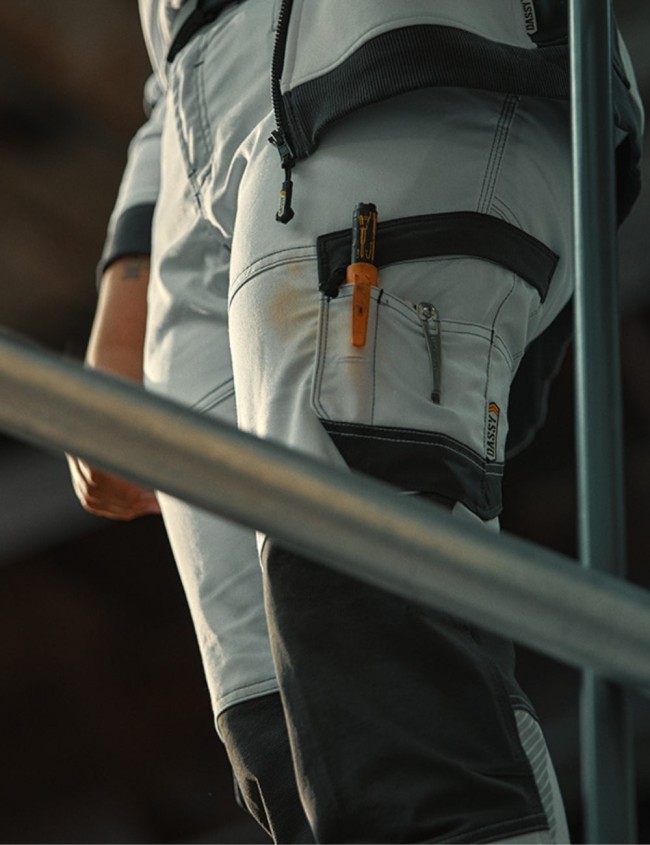 Pantaloni de lucru Dassy Helix Painter albi