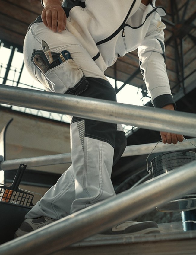 Pantaloni de lucru Dassy Helix Painter albi