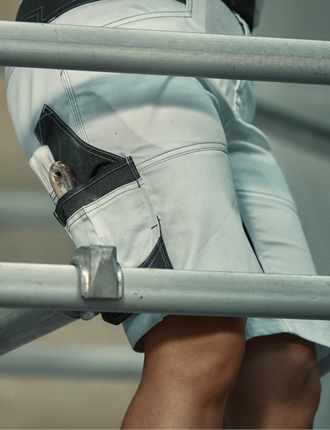 Pantaloni scurti de lucru Dassy Axis Painter albi