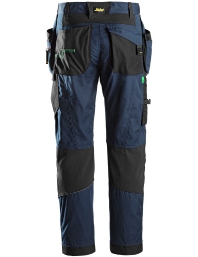 Pantaloni de lucru Snickers FlexiWork + 6902 cu buzunare tip toc