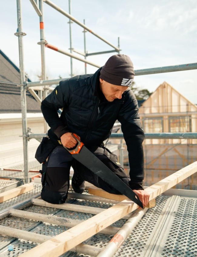 Pantaloni de lucru Snickers FlexiWork + 6902 cu buzunare tip toc