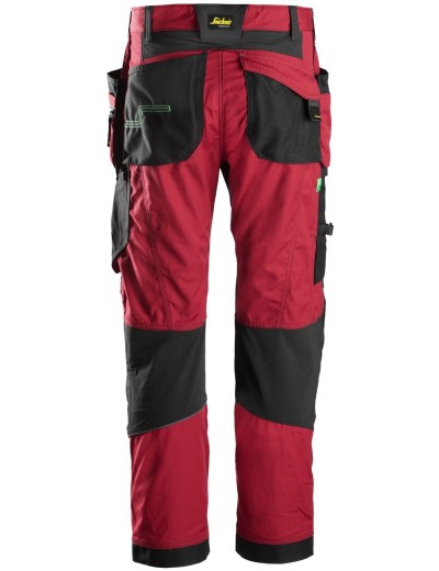 Pantaloni de lucru Snickers FlexiWork + 6902 cu buzunare tip toc