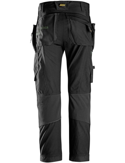 Pantaloni de lucru Snickers FlexiWork + 6902 cu buzunare tip toc