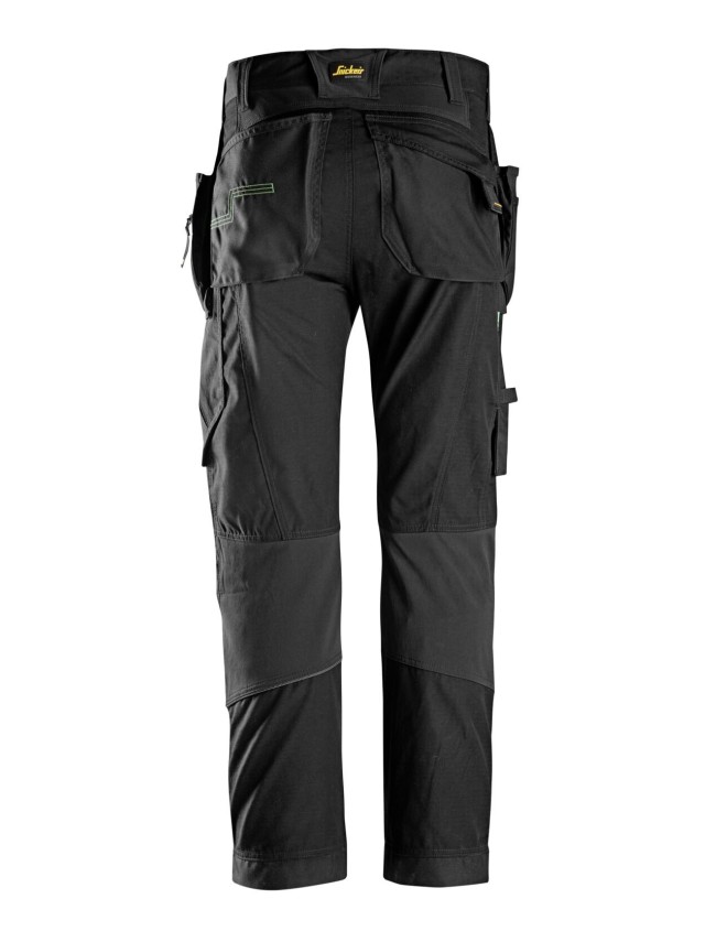 Pantaloni de lucru Snickers FlexiWork + 6902 cu buzunare tip toc