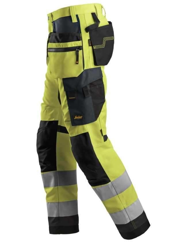 Pantaloni de lucru reflectorizanti Snickers 6230 AllroundWork +