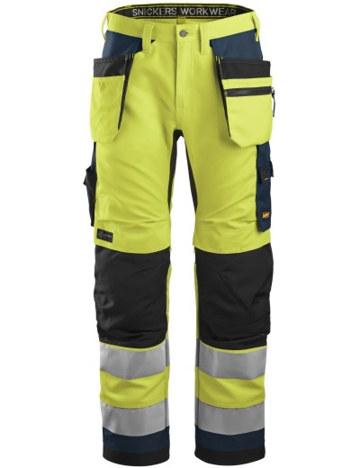 Pantaloni de lucru reflectorizanti Snickers 6230 AllroundWork +