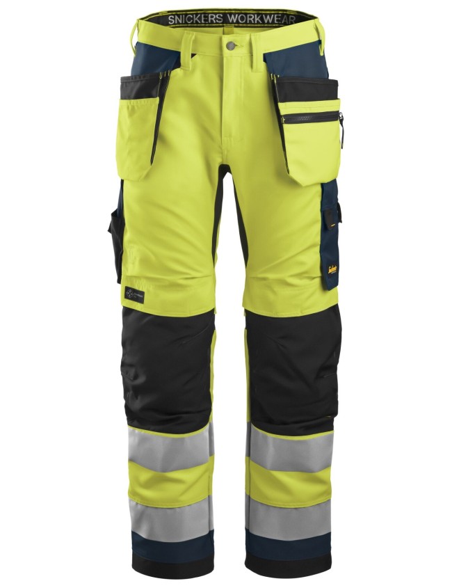 Pantaloni de lucru reflectorizanti Snickers 6230 AllroundWork +