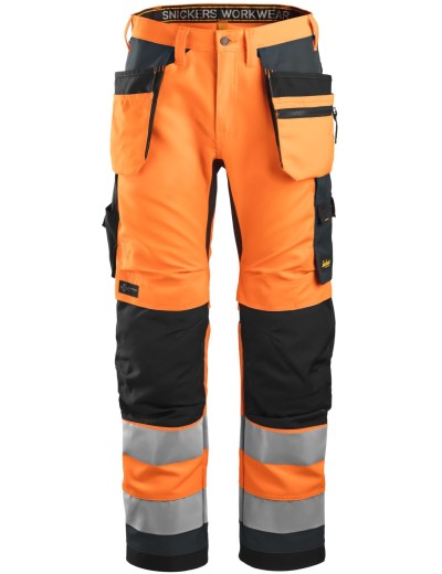 Pantaloni de lucru reflectorizanti Snickers 6230 AllroundWork +
