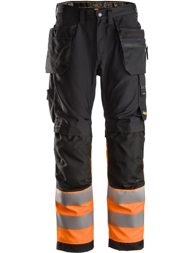 Pantaloni de lucru reflectorizanti Snickers 6233 AllroundWork +
