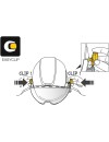 Ochelari de protectie pentru casca Petzl Vizir Easyclip
