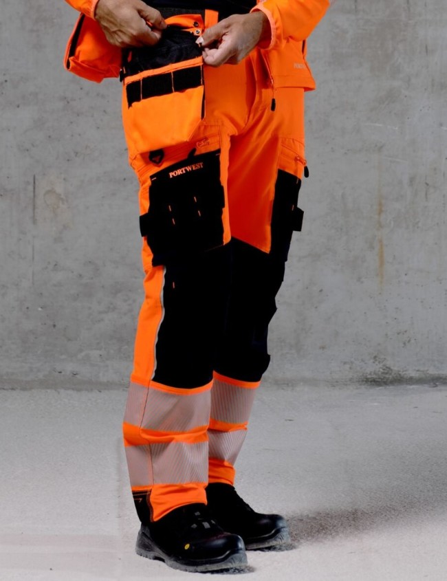 Pantaloni elastici reflectorizanti Portwest DX442