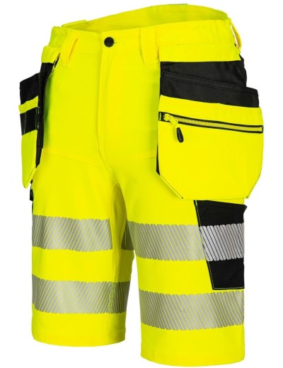 Pantaloni scurti elastici reflectorizanti Portwest DX446