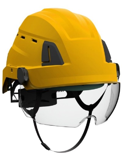 Casca de protectie cu ochelari de protectie integrati Protekt