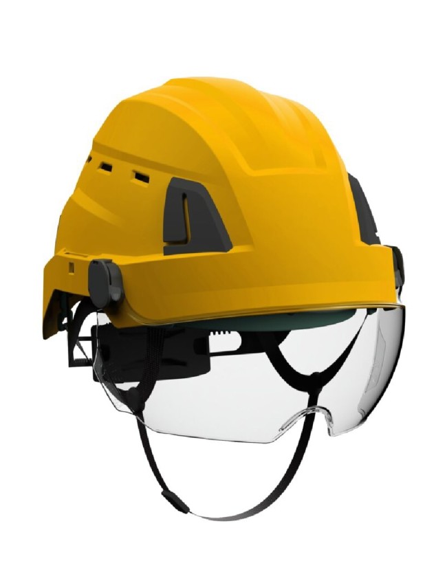 Casca de protectie cu ochelari de protectie integrati Protekt