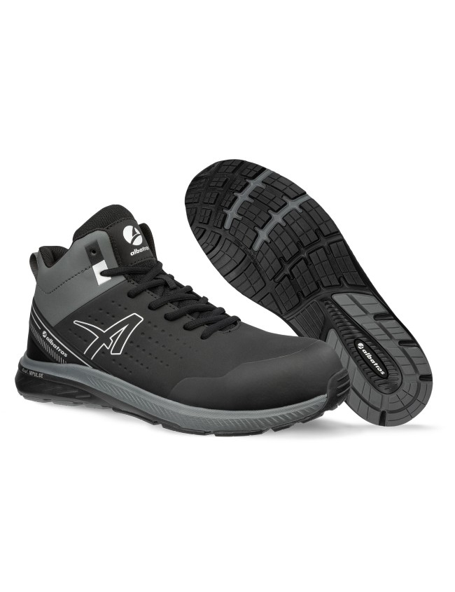 Buty robocze wysokie Albatros Vigor 2 black mid S3 Buty robocze wysokie Albatros Vigor 2 black mid S3