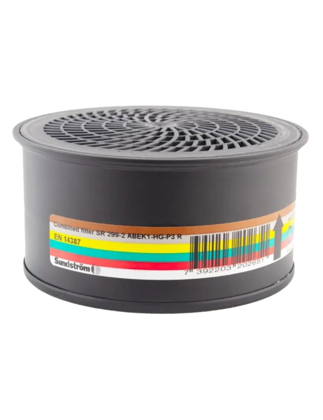 Filtropochłaniacz wielogazowy Sundstrom SR 299-2 ABEK1-Hg-P3 R Filtropochłaniacz wielogazowy Sundstrom SR 299-2 ABEK1-Hg-P3 R