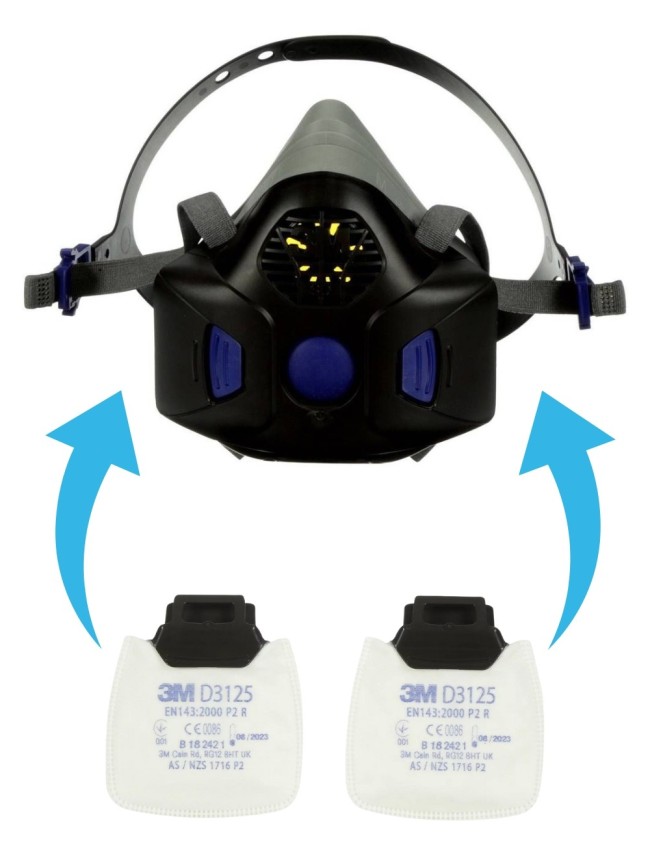 Filtru de praf pentru masca 3M D3125 Secure Click