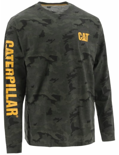 Bluza cu maneca lunga CAT Trademark Banner