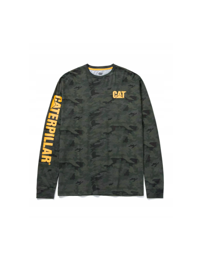 Bluza cu maneca lunga CAT Trademark Banner