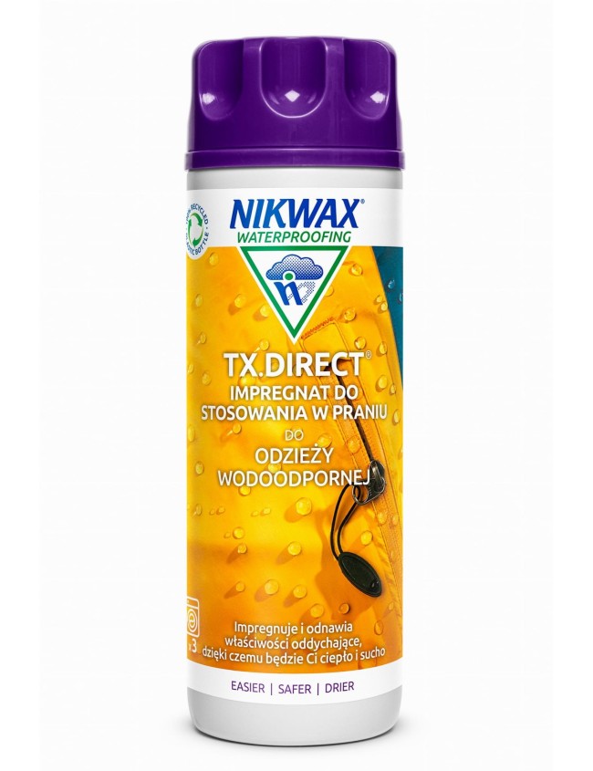 Impregnat do odzieży przeciwdeszczowej Nikwax TX. Direct Impregnat do odzieży przeciwdeszczowej Nikwax TX. Direct