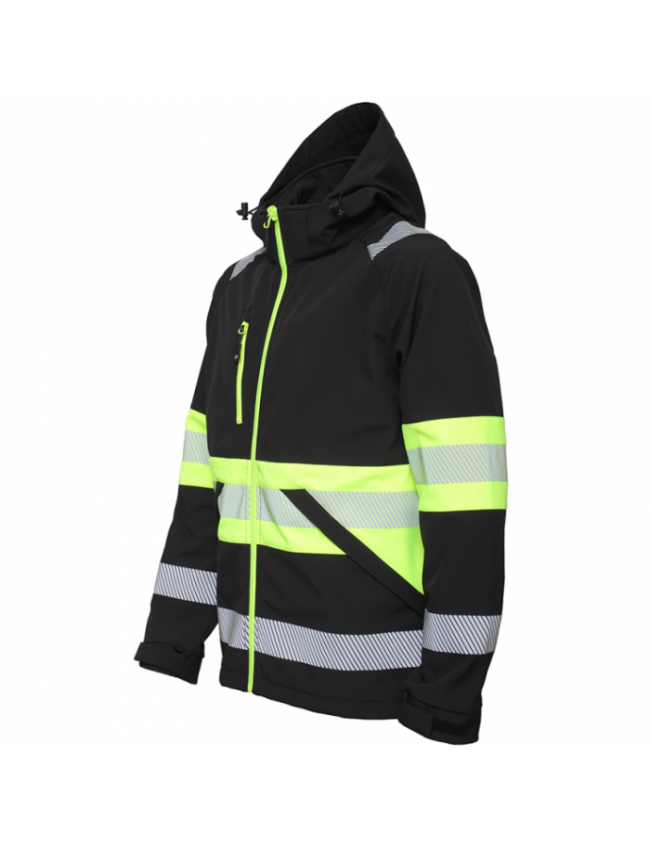Geaca softshell reflectorizanta Bosafety Valencia C1