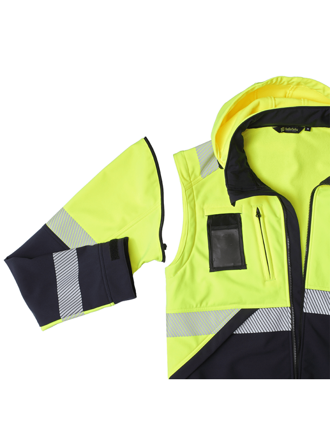 Kurtka softshell odblaskowa Bosafety Valencia C2 Kurtka softshell odblaskowa Bosafety Valencia C2