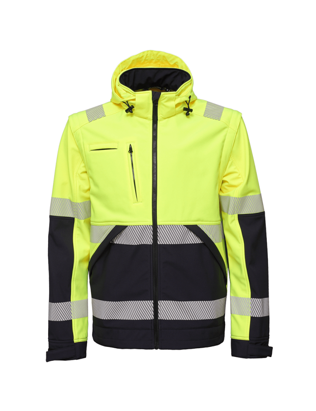 Kurtka softshell odblaskowa Bosafety Valencia C2 Kurtka softshell odblaskowa Bosafety Valencia C2