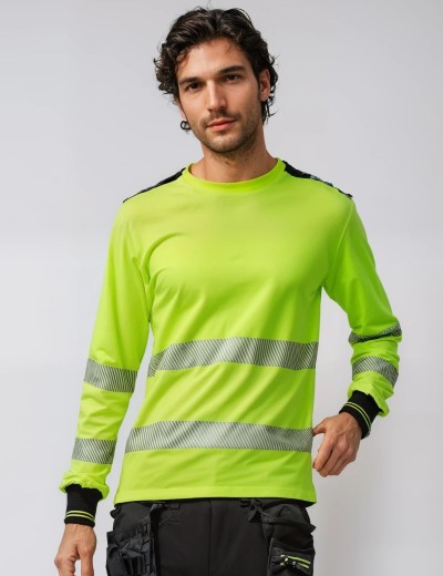 Tricou cu maneca lunga reflectorizanta Bosafety Rico