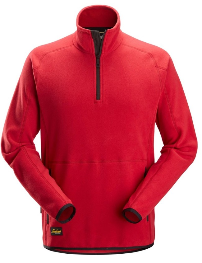 Geaca din fleece cu fermoar pe jumatate Snickers 8421 Polartec