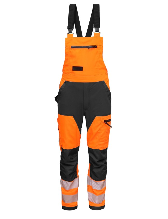 Spodnie robocze ogrodniczki odblaskowe Bosafety Mashup Spodnie robocze ogrodniczki odblaskowe Bosafety Mashup
