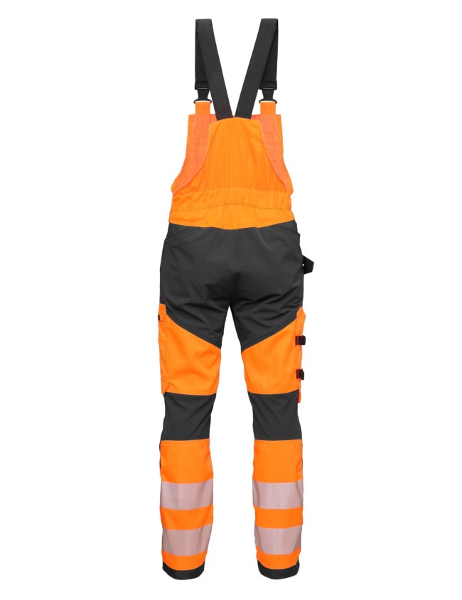 Spodnie robocze ogrodniczki odblaskowe Bosafety Mashup Spodnie robocze ogrodniczki odblaskowe Bosafety Mashup