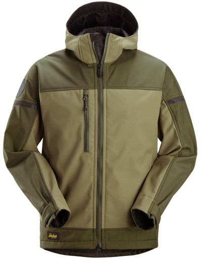 Geaca softshell stretch cu gluga Snickers 1226 AllroundWork