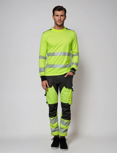 Pantaloni de lucru reflectorizanti Bosafety Mashup Plus