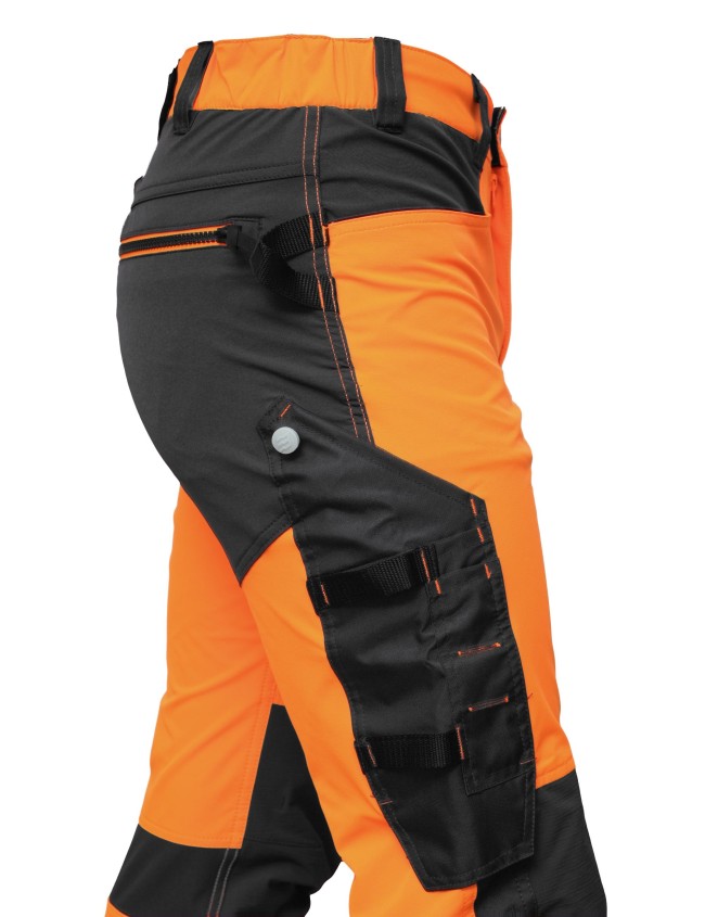 Pantaloni de lucru reflectorizanti elastici Bosafety Tension