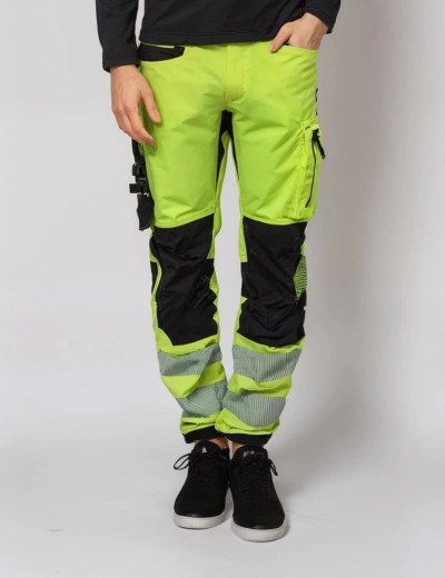 Pantaloni de lucru reflectorizanti elastici Bosafety Tension