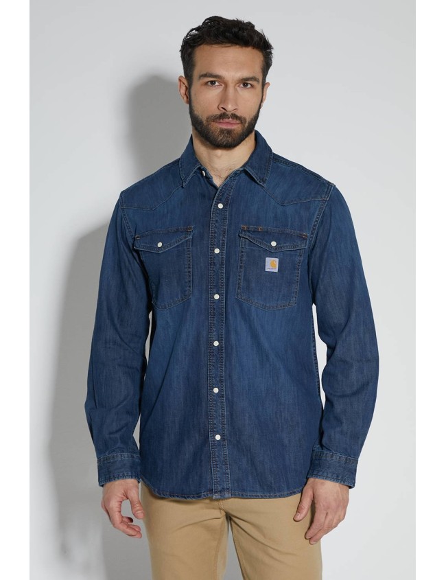 Koszula Montana Denim, długi rękaw Carhartt 106429 Koszula Montana Denim, długi rękaw Carhartt 106429