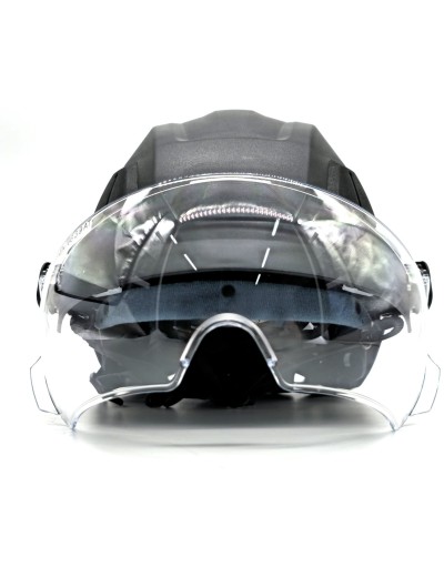 Casca de protectie cu ochelari de protectie integrati Protekt